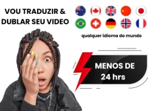 TRADUÇÃO de Vídeo ( até 10 min )