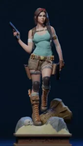 Lara Croft Esm 3D Stl