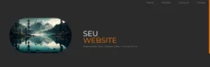 Template de website moderno, para freelas, web desingners