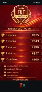 Serviços WL, Rivals e Copinhas