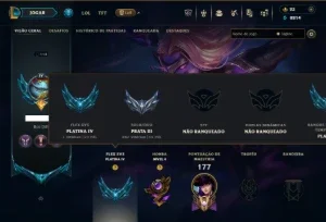 Prata 3 com 100 Champs e 26 Skins ( ADC / JG )