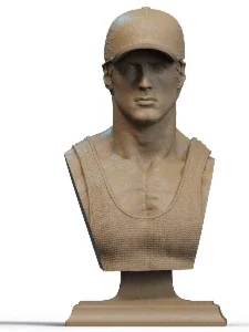 Rambo Bust 3d stl