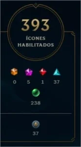 Vendo conta lol 254 skins 9k de rp