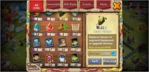 Castle Clash -heróis acima do Lvl 140