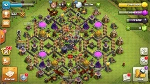 Conta CV 9 Clash Os Clans
