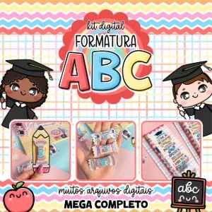 Formatura Abc Letterinhas (Completo) - Arquivo Digital