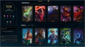 CONTA LVL 117 BORDA OURO 208 SKINS 146 ICONES 19 SENTINELAS