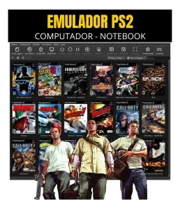 Emulador De Ps2 + Coleção Completa De Jogos Roms