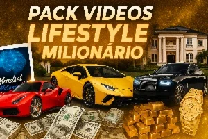 Pack Criativo - Lifestyle Milionário 4K  +400 Vídeos