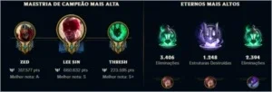 Conta 490 gold, platina na passada e dimond na retrasada.
