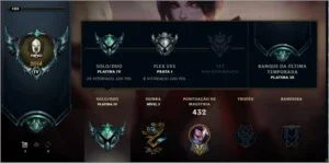 Conta de lol plat 4