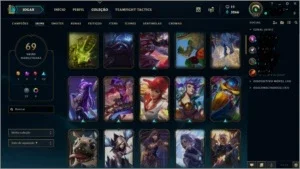 CONTA LEAGUE OF LEGENDS OURO