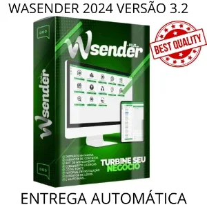 Wa Sender 2024 Nova Versão 3.2 + Chave De Licenças