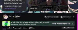 Canal na TWITCH com 8k de seguidores MONETIZADA!! Por 700R$