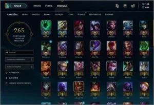Vendo conta LOL - Diamante 3