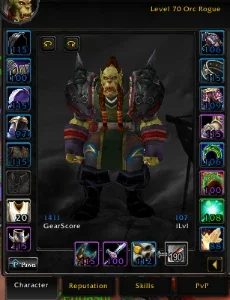 Rogue 70 Nightslayer Horda