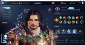 Conta MIR4 Lvl 45 PP43,229 / 4 espíritos azuis