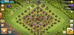 Clash of Clans cv10 quase full + bônus cv6 construtor full