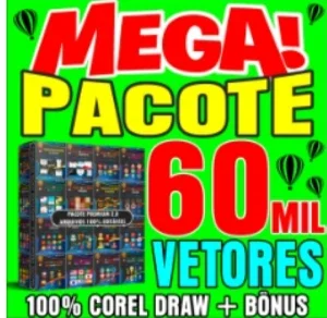 Pacote de vetores para Corel Draw + 60.000 mil vetores