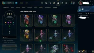 Conta Lvl 858 De 2014, 618 Skins (Miticas E Legado)