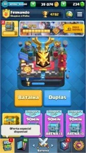 conta Clash Royale