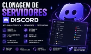 [Mais Barato Do Site] Replicação De Servidores Discord!!