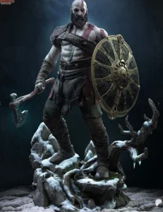 kratos god of war 3d stl