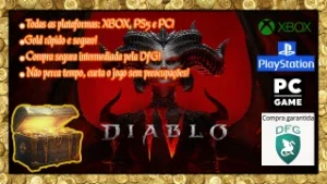 Gold Diablo 4 - Reino Eterno - 1kk por apenas R$ 0,20 [REP+]