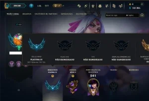 Platina 4 com 110 Champs e 35 Skins ( MAIN ADC )