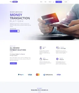 Site profissional para sistema de Pagamentos