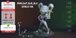 Chibi Harley Quinn STL