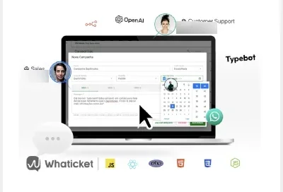 Whaticket - Multi Atendimento SAAS - OPENIA -N8N- TYPEBOT
