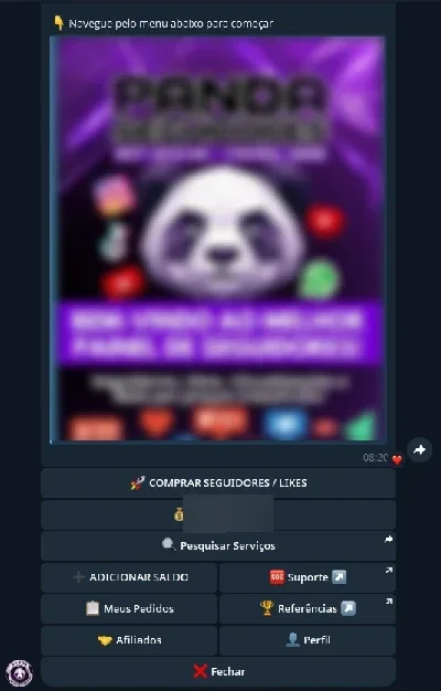 Bot Telegram Python Revenda De Seguidores Smm