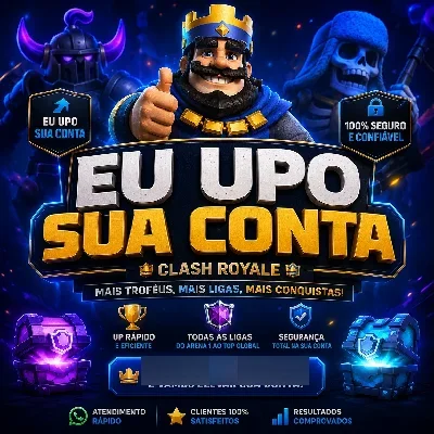 Elojob - UP DE CONTAS CLASH ROYALE - VENDEDOR CONFIÁVEL
