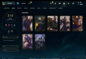Conta lol 318skins Full champs