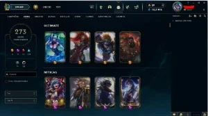Conta Riot (Lol e Valorant) cheia de skins