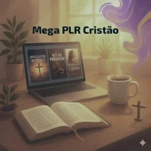 📖 MEGA PACOTE PLR CRISTÃO 🕊️ Fé, Estudo e Transformação