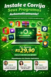 Kit técnico em um clique simplesmente magico.