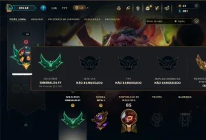 Esmeralda 4 com 60 Champs e 9 Skins