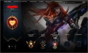 conta league of legends gold 3 (duas skins ultimate)
