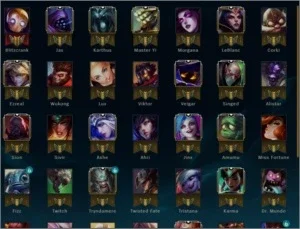 Conta League Of Legends, OURO 3