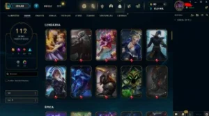 conta platina 3 full acesso, altera email e senha 112 skins