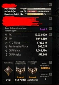 [CONTA] A3 STILL ALIVE ASSASSIN LVL200 JxJ | SERVIDOR NASA04