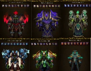 Conta Wow Com Vários Mog Elite De PvP