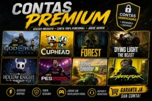 🎮 Pack De Contas STEAM – Cyberpunk -God Of WAR-Muito Mais
