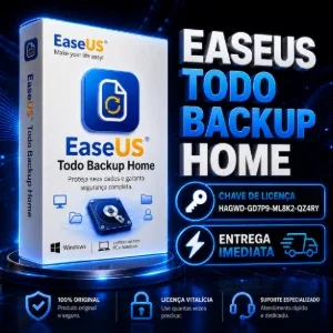 EaseUs Todo Backup Home - Licença Original