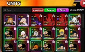 Anime Vanguards Igris shiny com ethereal