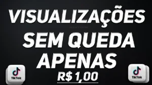 TIK TOK VISUALIZAÇÕES SEM QUEDA R$ 1