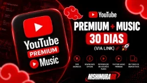 🔴 Youtube Premium + Music 30 Dias (Via Link) 🚀