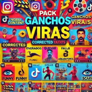 Pack Ganchos Virais: O Segredo Para Bombar Seus Vídeos